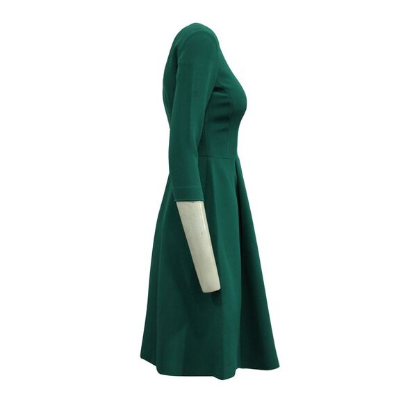 slim fit dress slacks ALBERTA FERRETTI Silk Gown Sage Green Empire Neckline Limited edition  U &  Moi